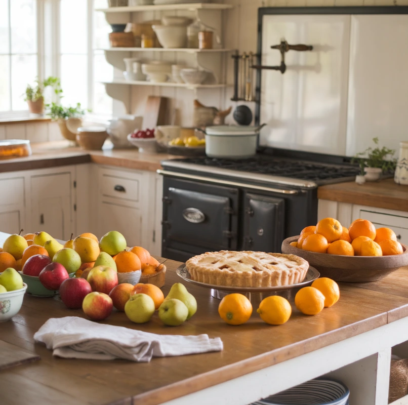 The Pioneer Woman Cooks: Recipes from an Accidental Country Girl cover featuring Ree Drummond’s rustic kitchen with farm-fresh ingredients.