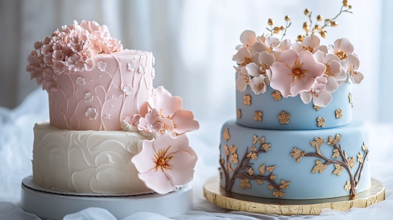 Assorted baby shower cake flavors displayed on a plate