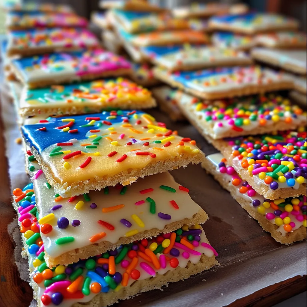 Stack of back-to-school wafer cookies on a plate.