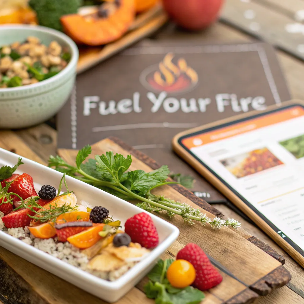 Three phone screen mockups showcasing different email newsletters; one features Californian comfort food recipes, another advertises a webinar on ethical business practices, and the third promotes a food styling guide.