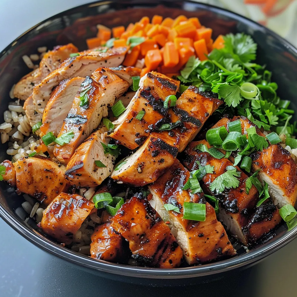 Grilled Chicken & Sweet Potato Bowl