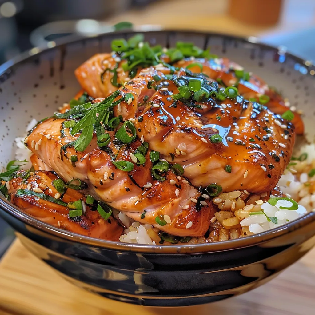 Crispy Salmon and Rice Bowl