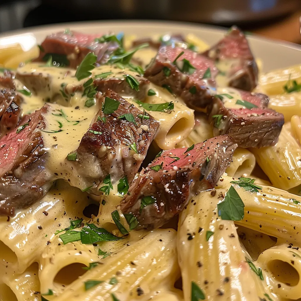 Creamy Steak Pasta
