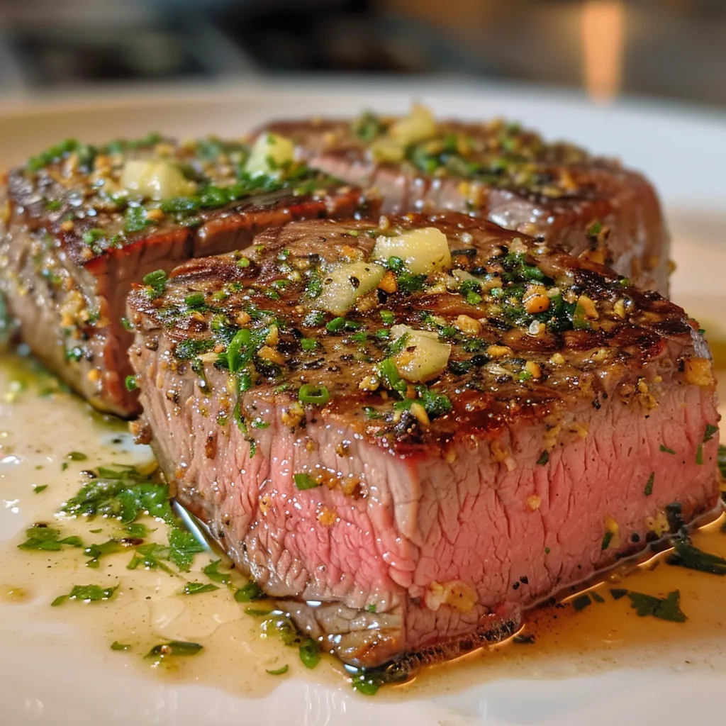 Pan Seared Steak with Garlic Butter