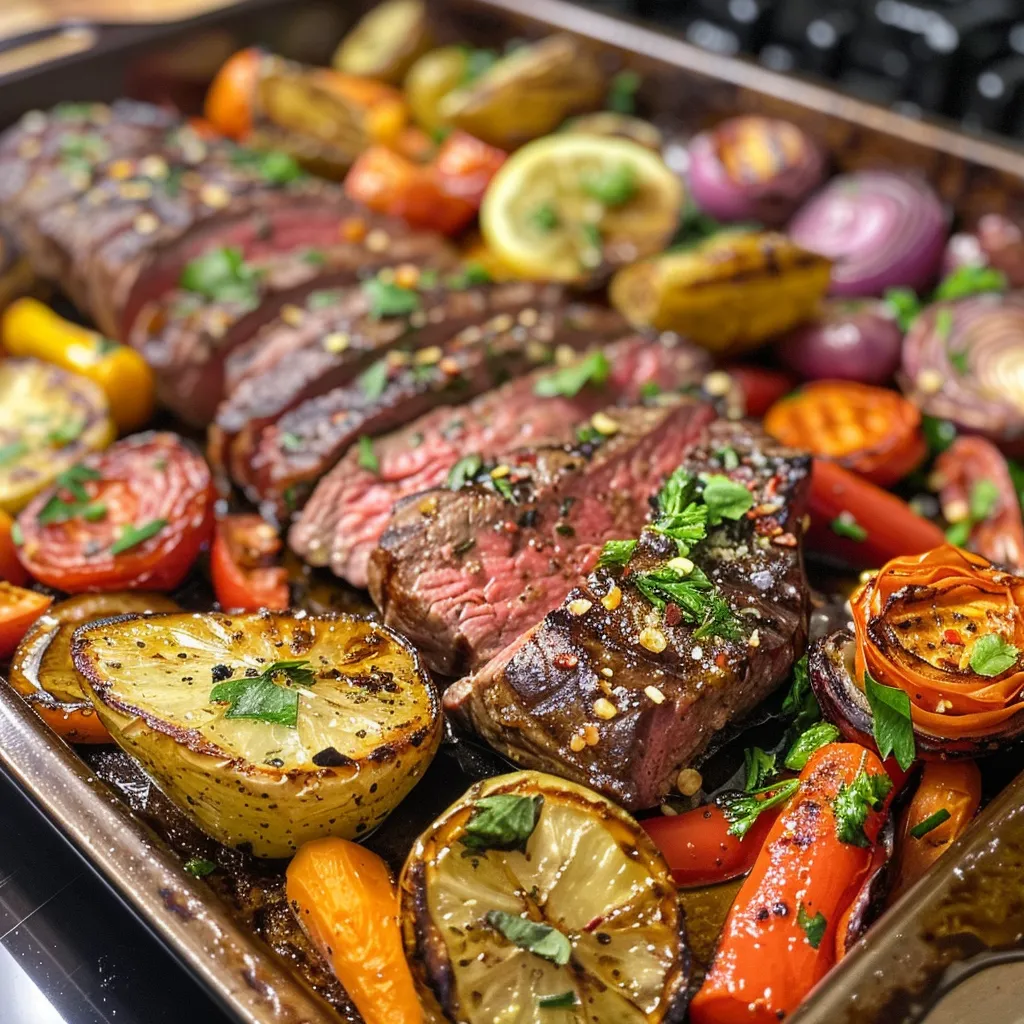 Sheet Pan Steak and Veggies