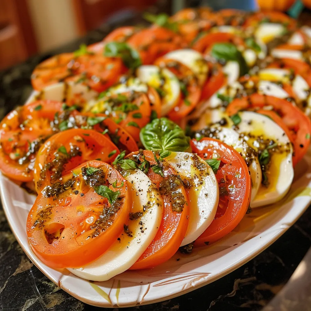 Halloween Caprese Salad