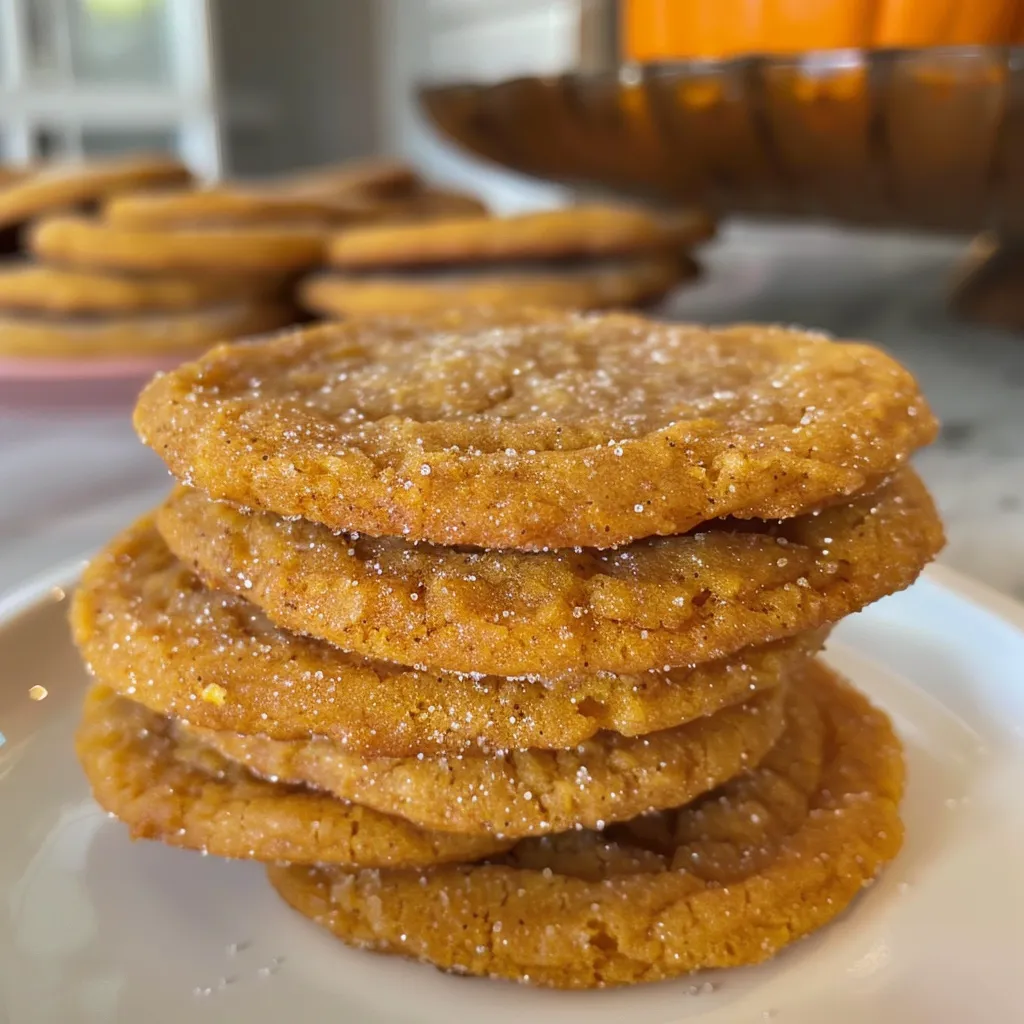 Pumpkin Sugar Cookies