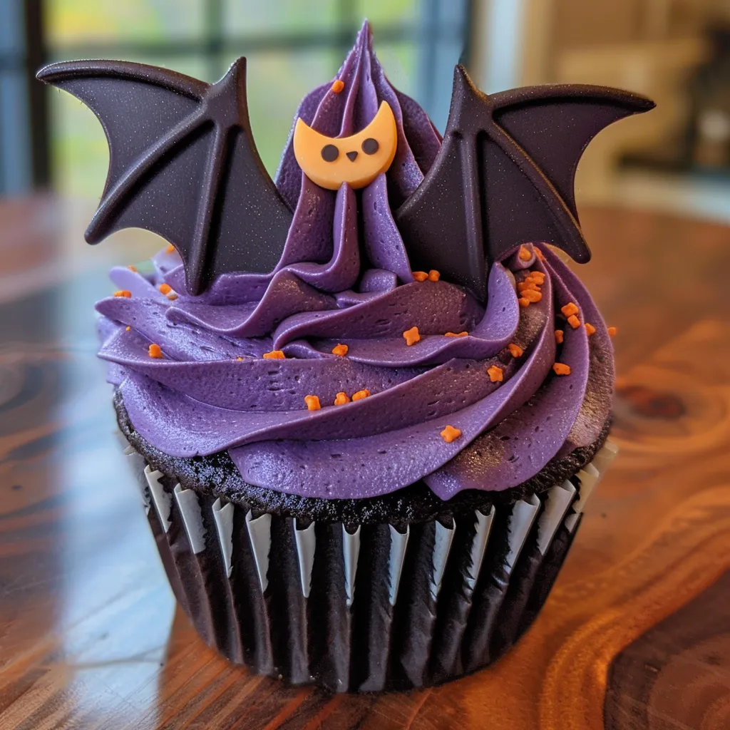 MUFFIN HALLOWEEN PIPISTRELLO - BAT CUPCAKE