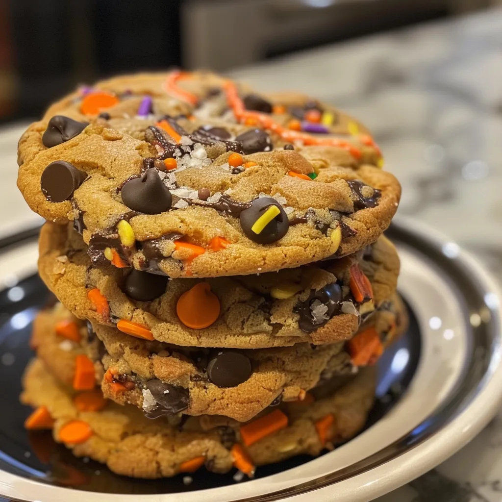 Halloween Chocolate Chip Cookies