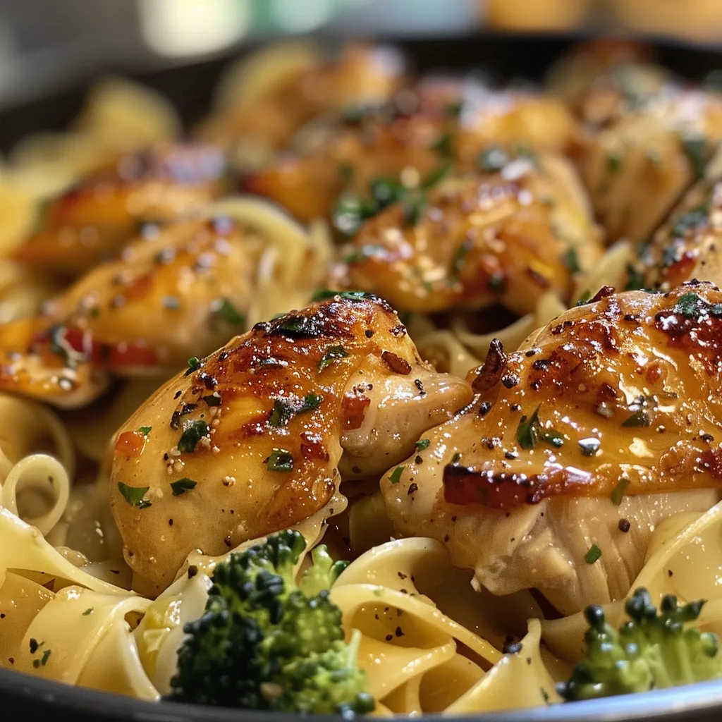 One-Pan Chicken with Buttered Noodles