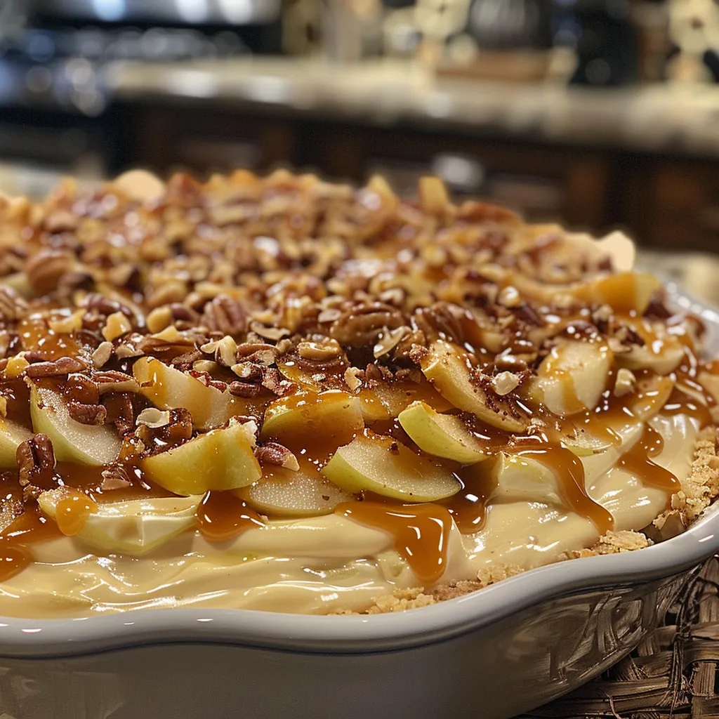 Caramel apple cheesecake dip recipe