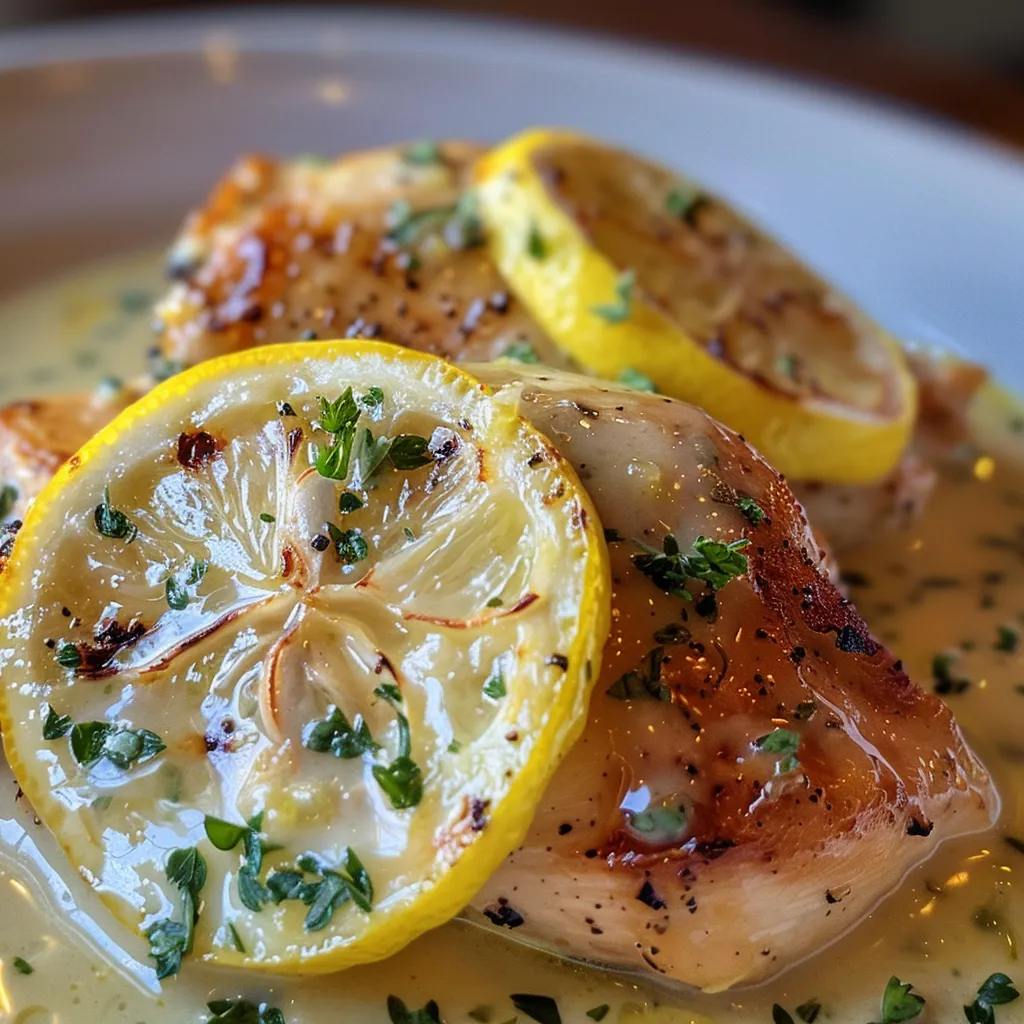 Creamy Lemon Chicken with Parmesan Sauce