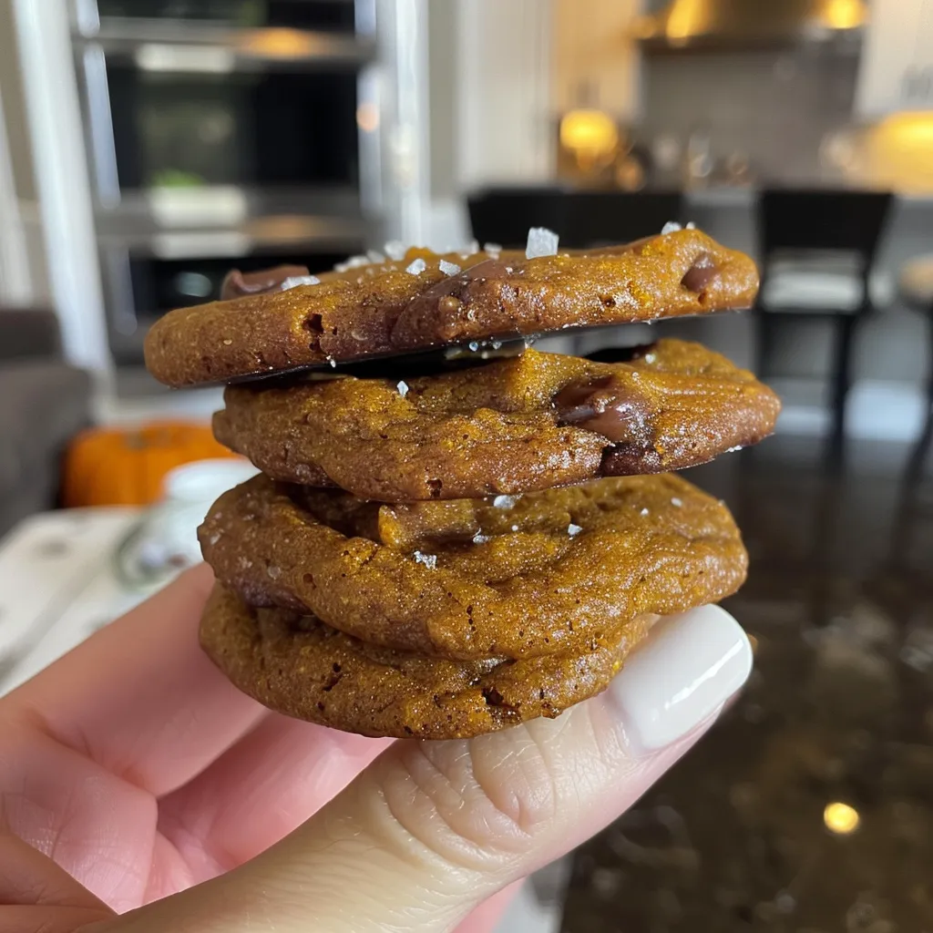 Spooky Ghost Brown Butter Pumpkin Cookies