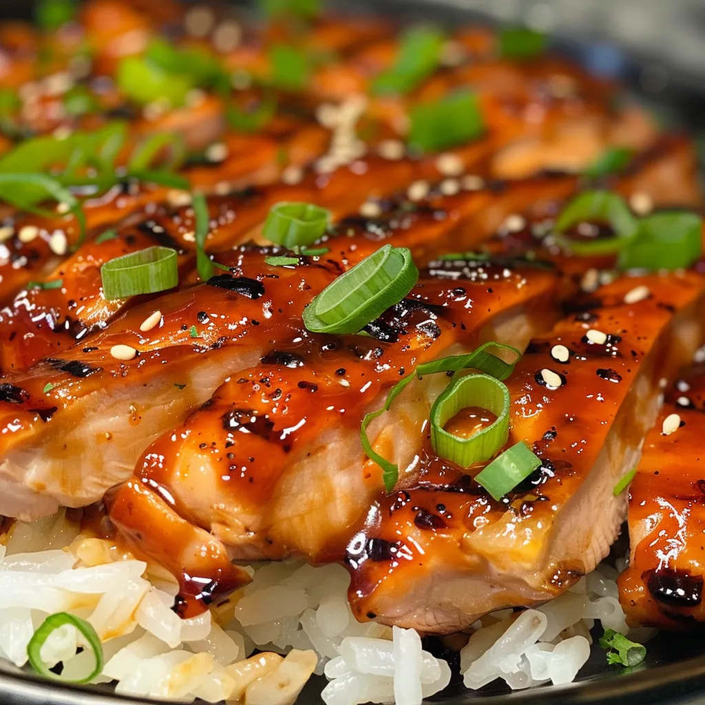 Honey BBQ Chicken Rice