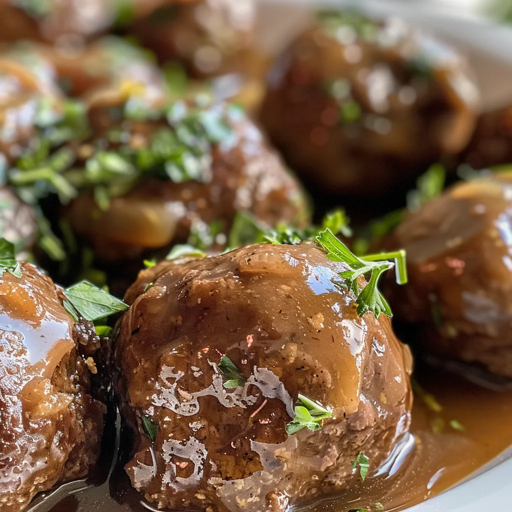Slow Cooker Salisbury Steak Meatballs: Family-Friendly Comfort