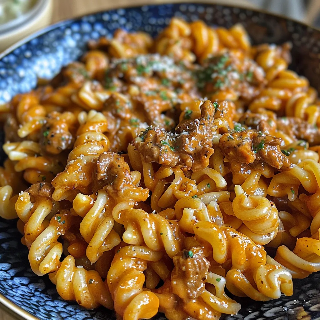 High Protein Creamy Beef Pasta Recipe for Quick Weeknight Dinners