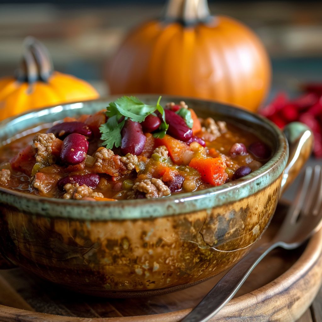 A close-up of vibrant red cranberry sauce in a glass bowl, garnished with a sprig of mint.