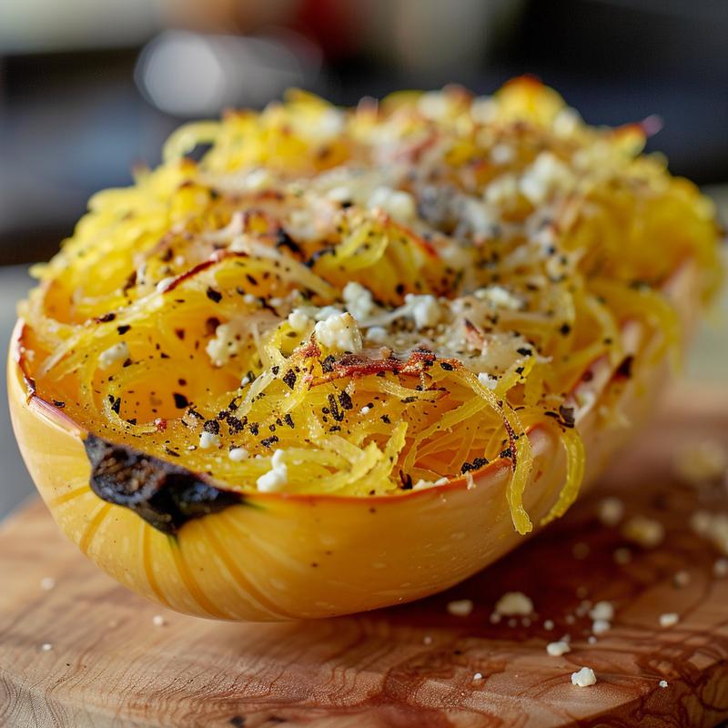 Close-up of a vibrant batch cooking meal on a marble surface, featuring fresh ingredients.