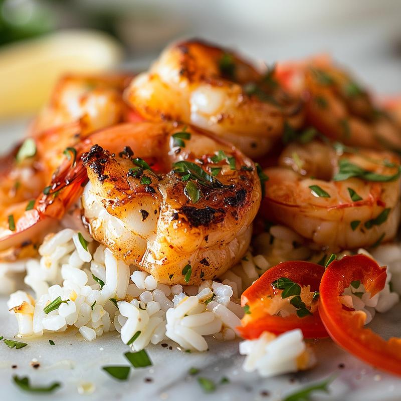 Close-up of a portion of chicken zucchini casserole on a white marble surface.