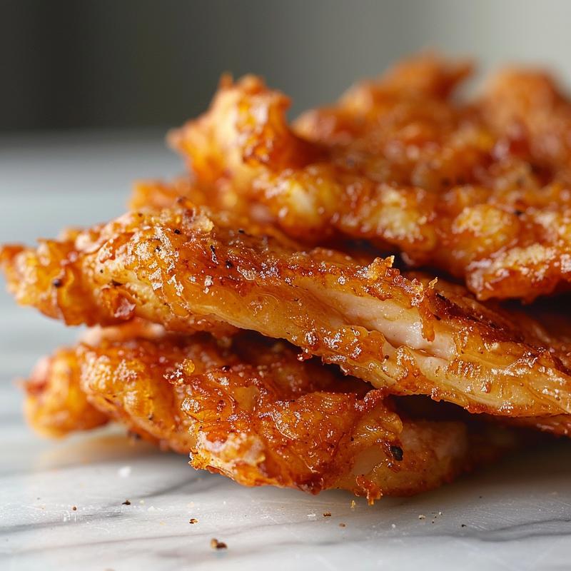 Close-up of a serving of batch-cooked food on a grey plate, showcasing vibrant colors and textures.
