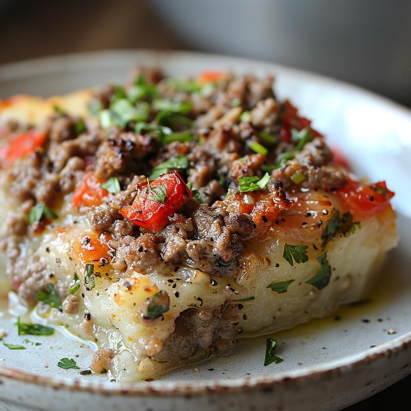 Close-up of lemon garlic salmon packets on a light grey plate.