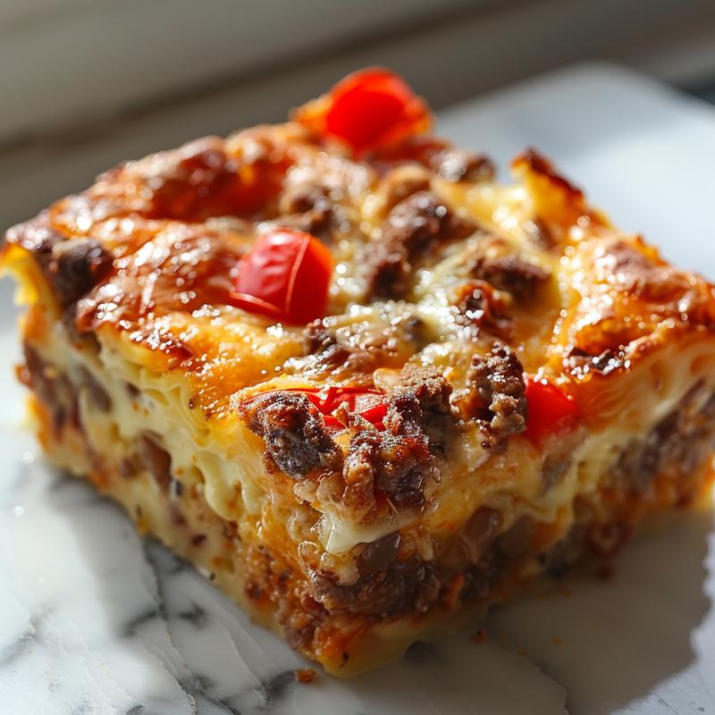 A close-up view of a variety of gluten-free, dairy-free casseroles displayed on a white marble surface.
