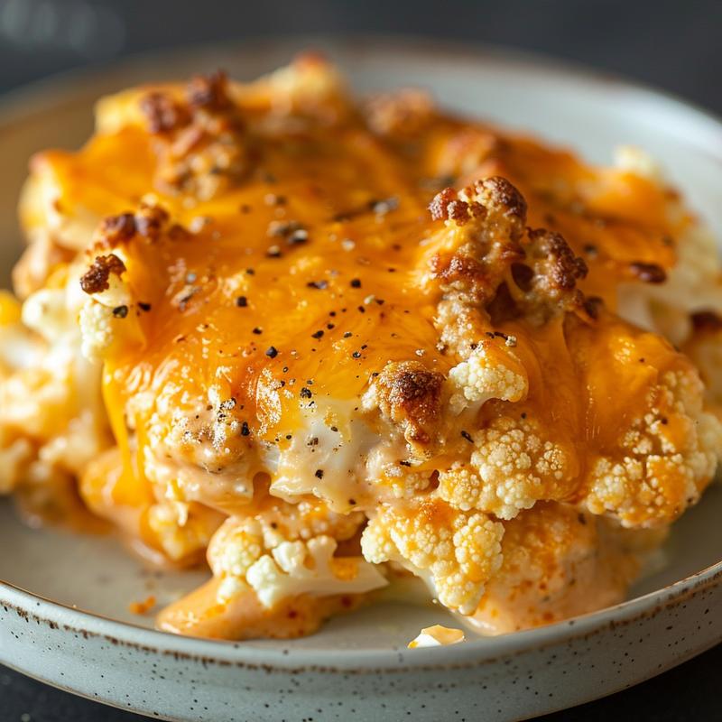 Close-up view of a Greek chicken bowl presented on a light grey ceramic plate, featuring vibrant ingredients.