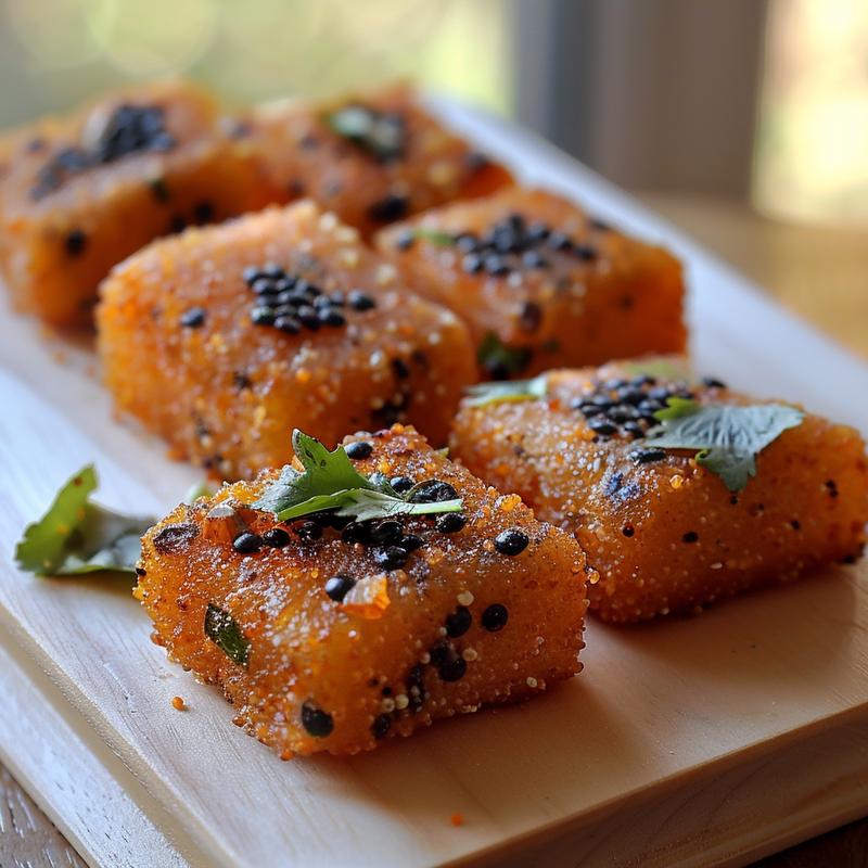 Close-up of a golden-brown medu vada on a light wood surface.
