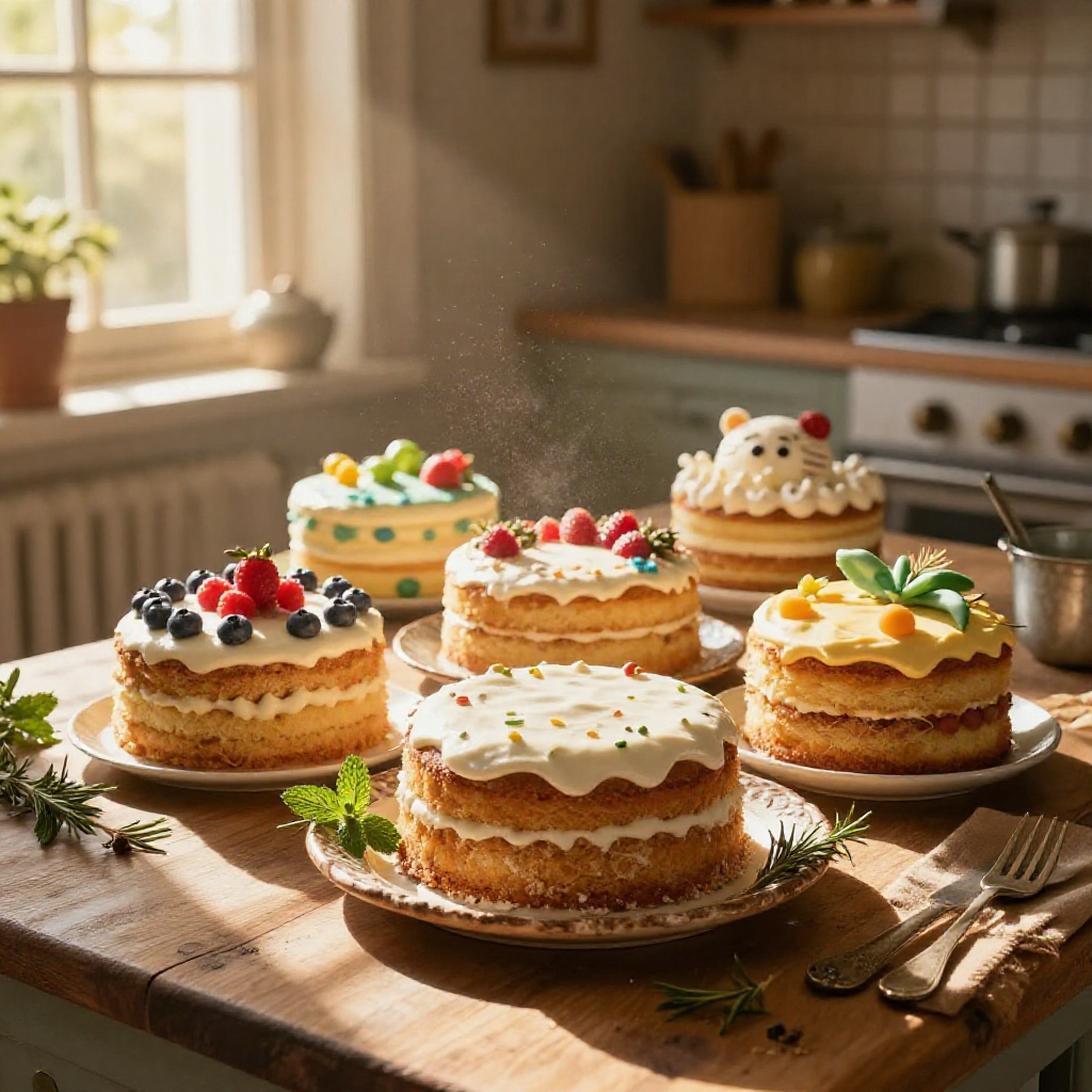 Professional food photography showing a dessert on an antique ceramic dish under soft window light.